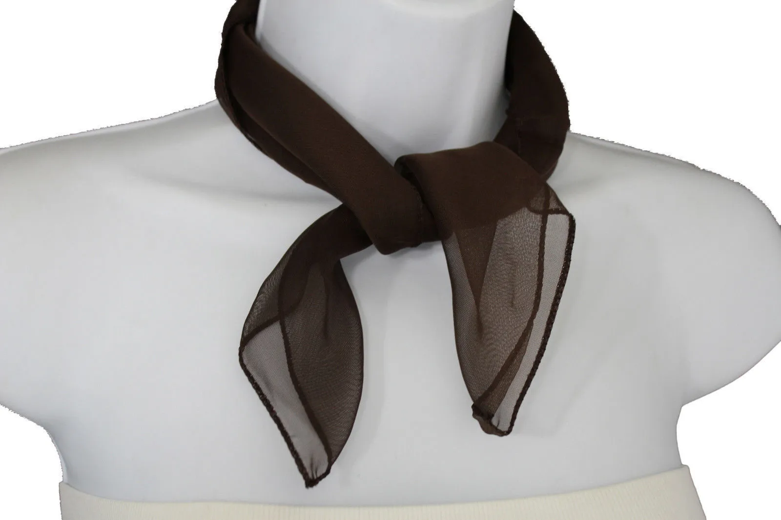 Sheer Fabric Mini Scarf