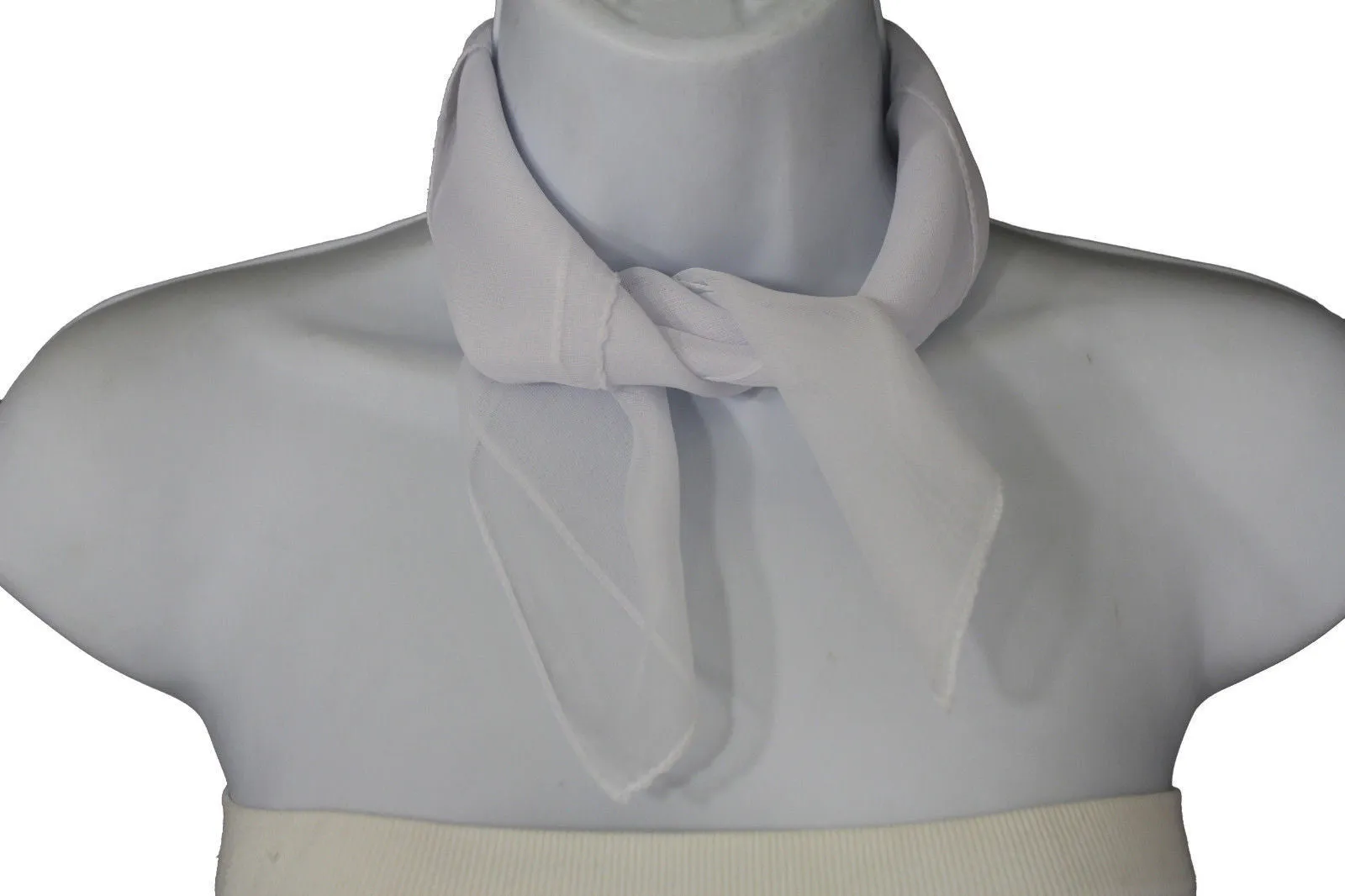 Sheer Fabric Mini Scarf