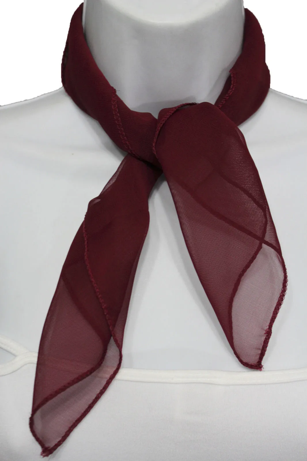 Sheer Fabric Mini Scarf