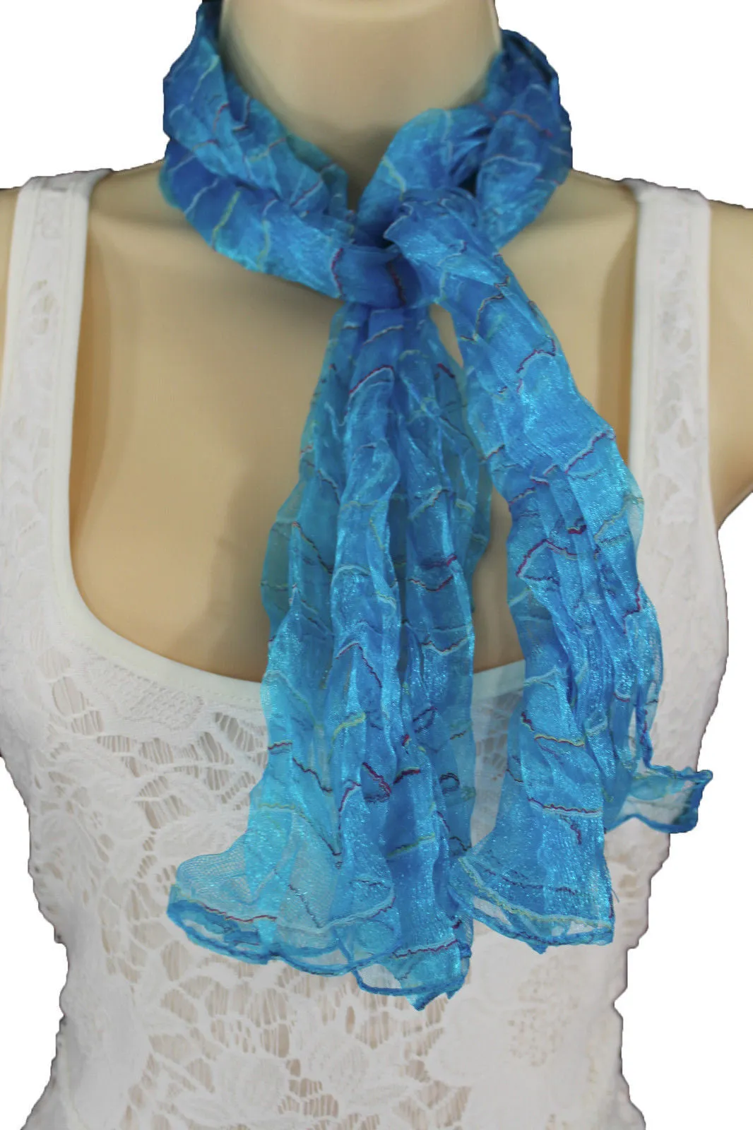 Sheer Long Scarf
