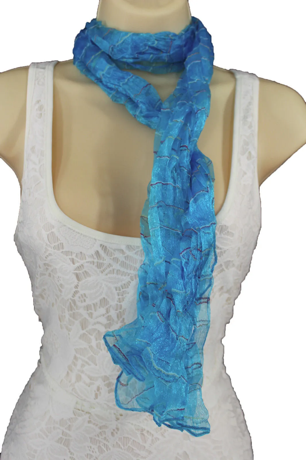 Sheer Long Scarf