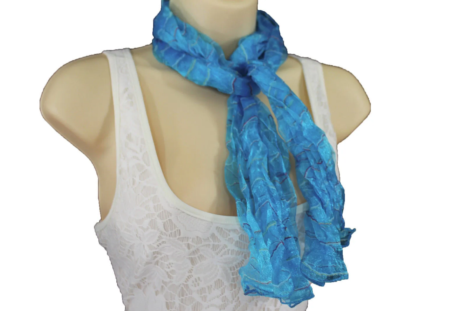 Sheer Long Scarf
