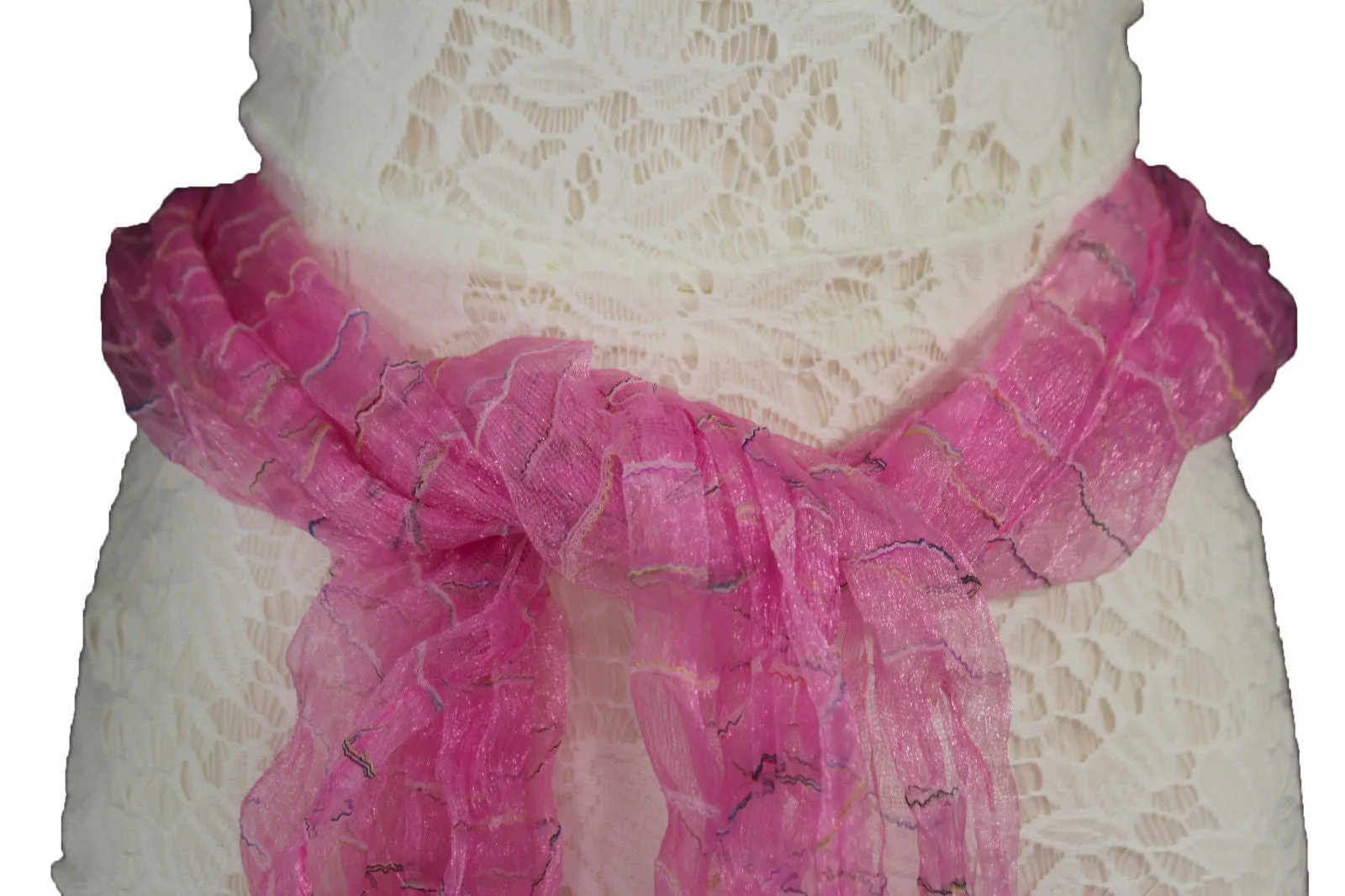 Sheer Long Scarf