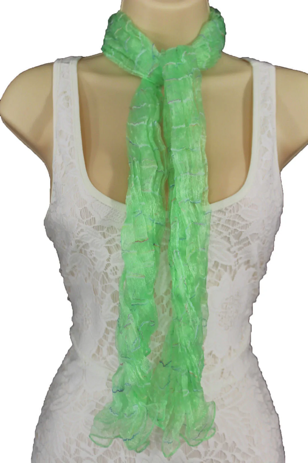 Sheer Long Scarf