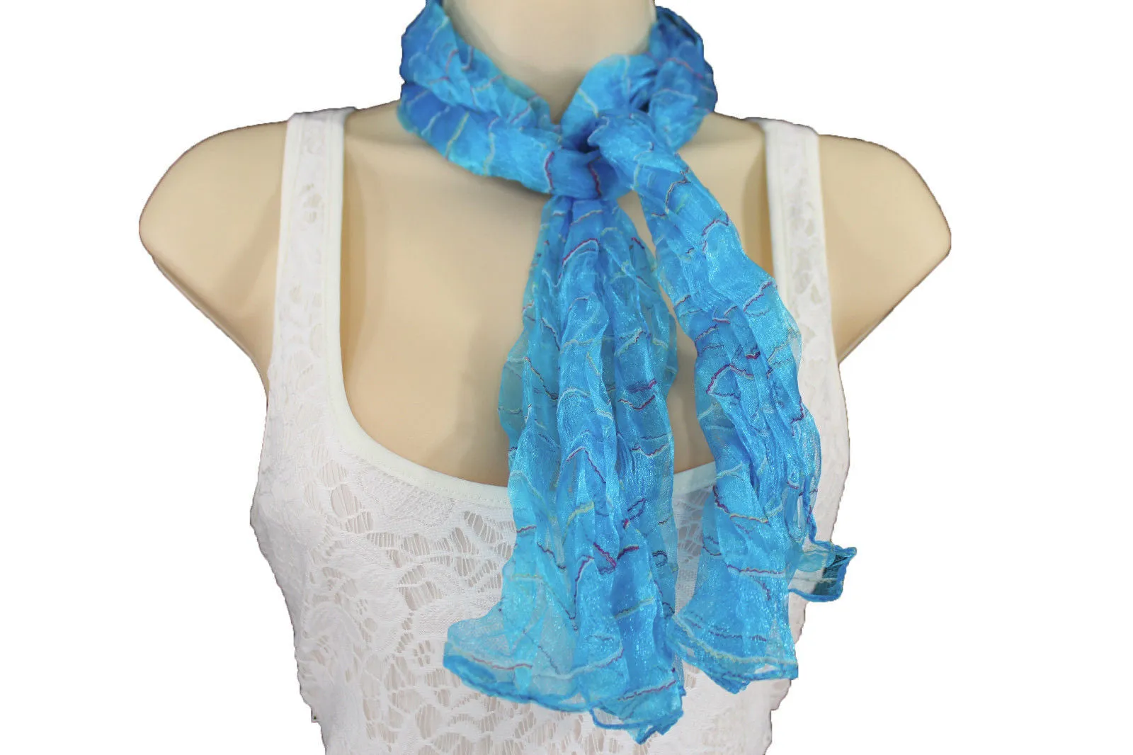 Sheer Long Scarf