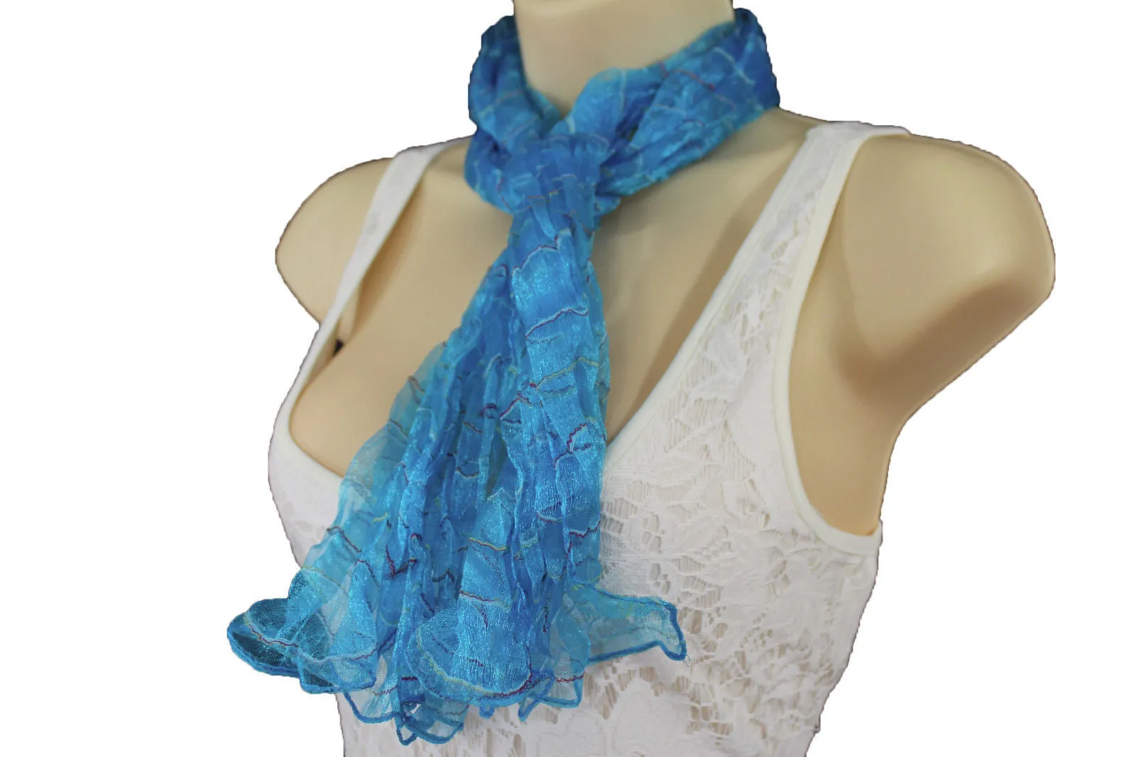 Sheer Long Scarf