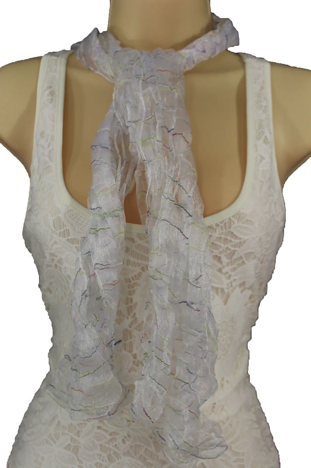 Sheer Long Scarf