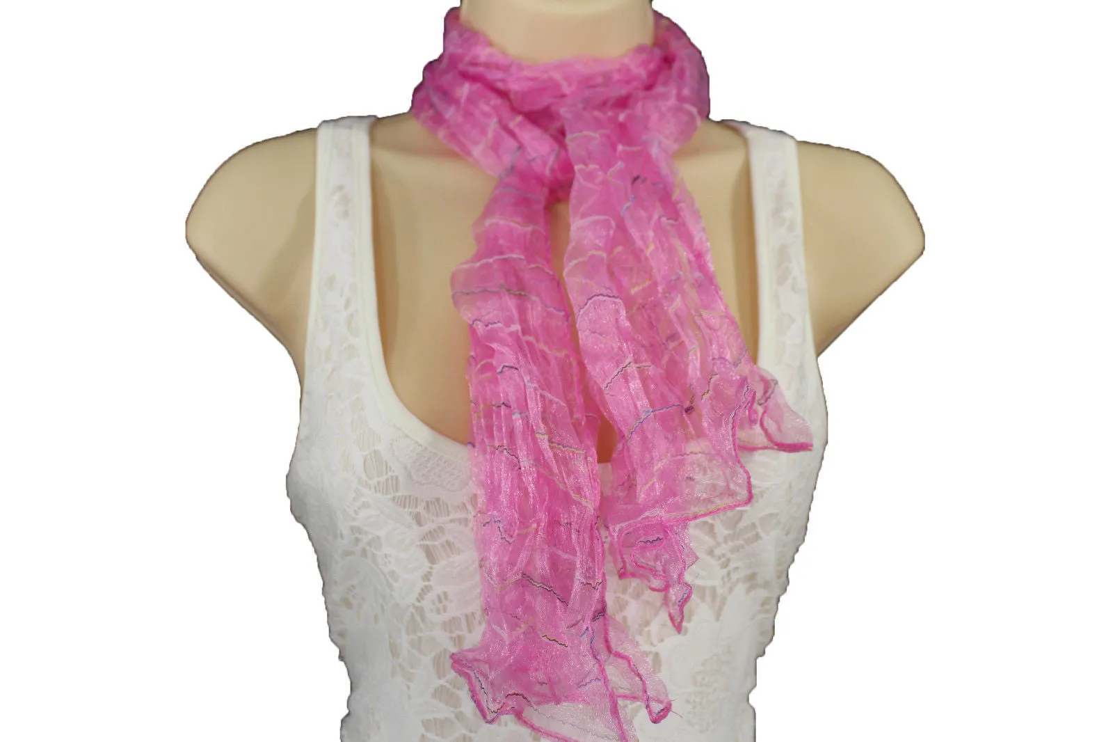 Sheer Long Scarf