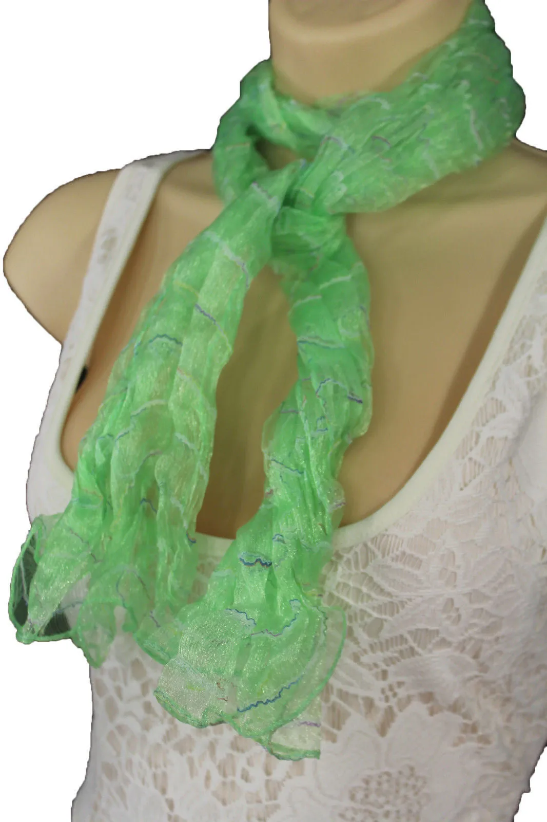 Sheer Long Scarf
