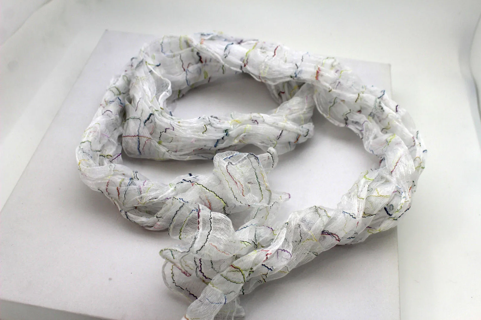 Sheer Long Scarf