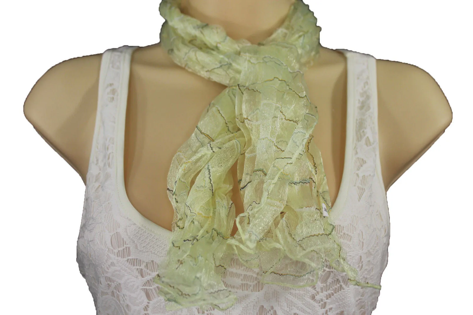 Sheer Long Scarf