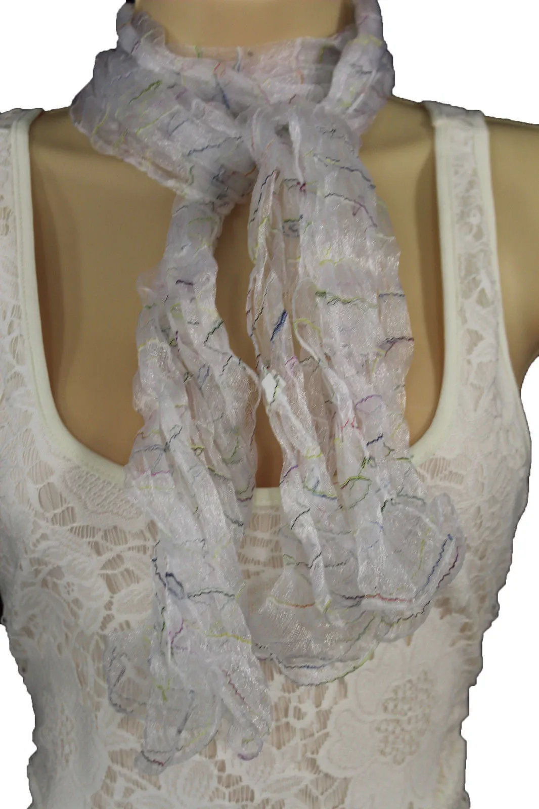 Sheer Long Scarf