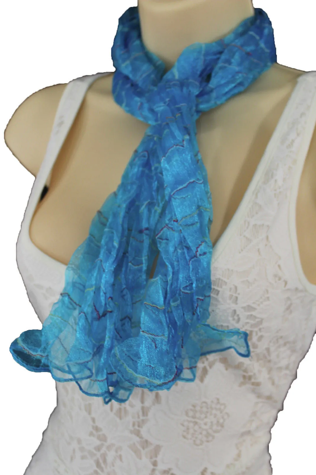 Sheer Long Scarf