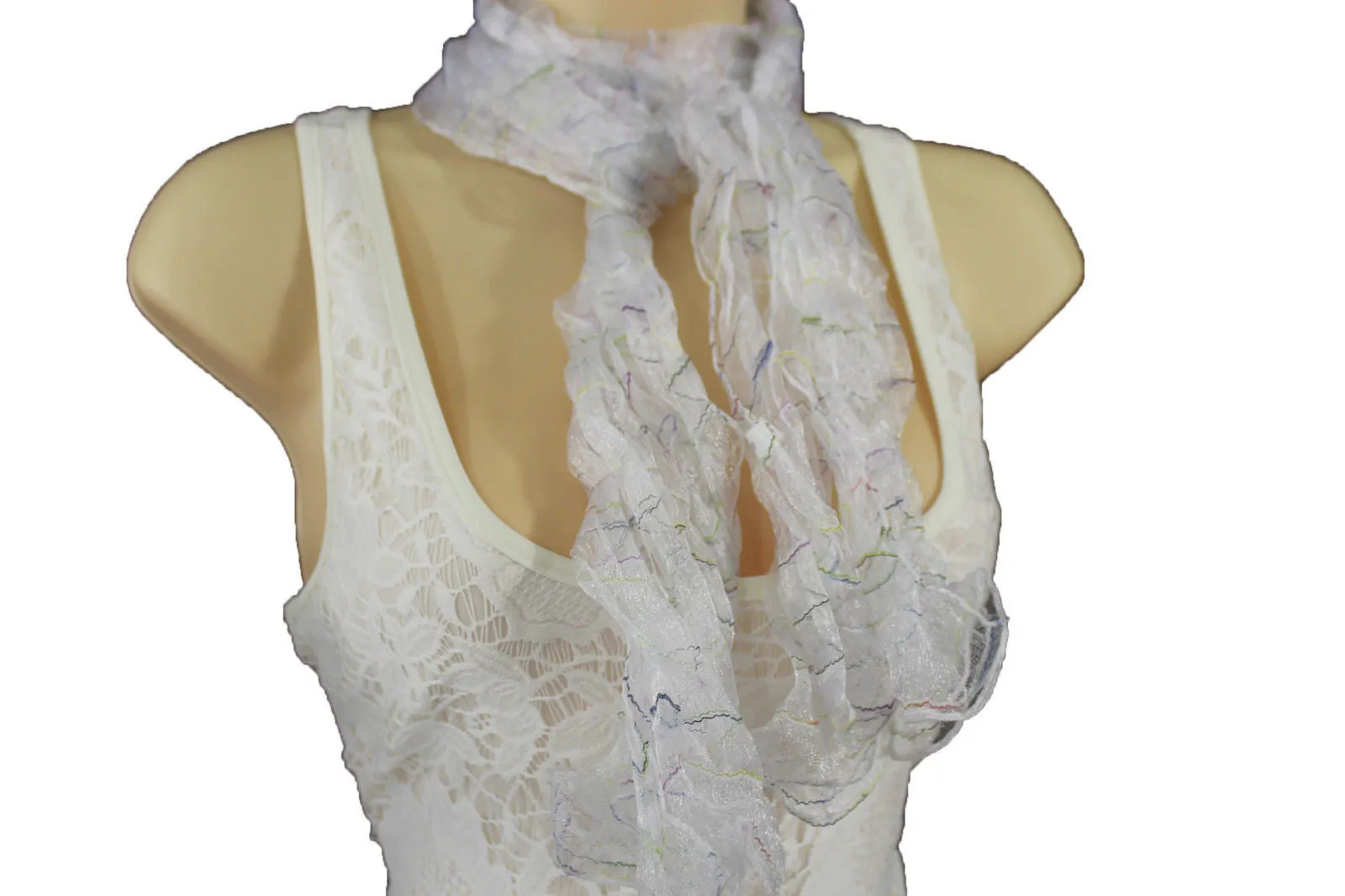 Sheer Long Scarf