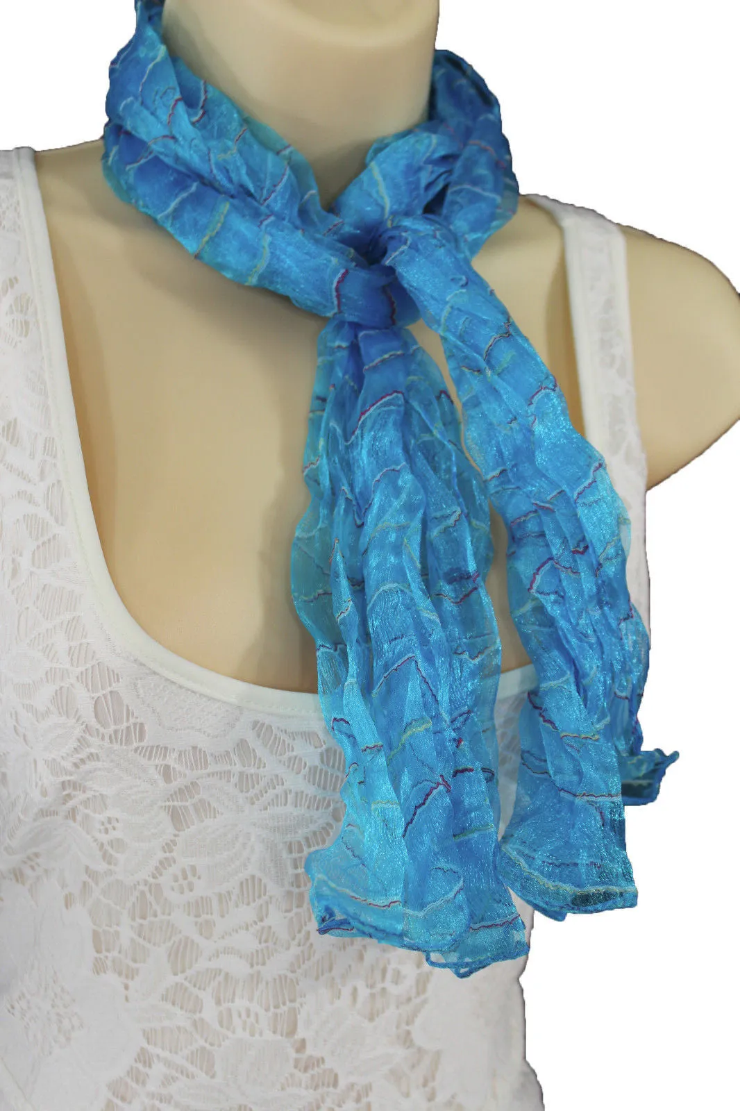 Sheer Long Scarf