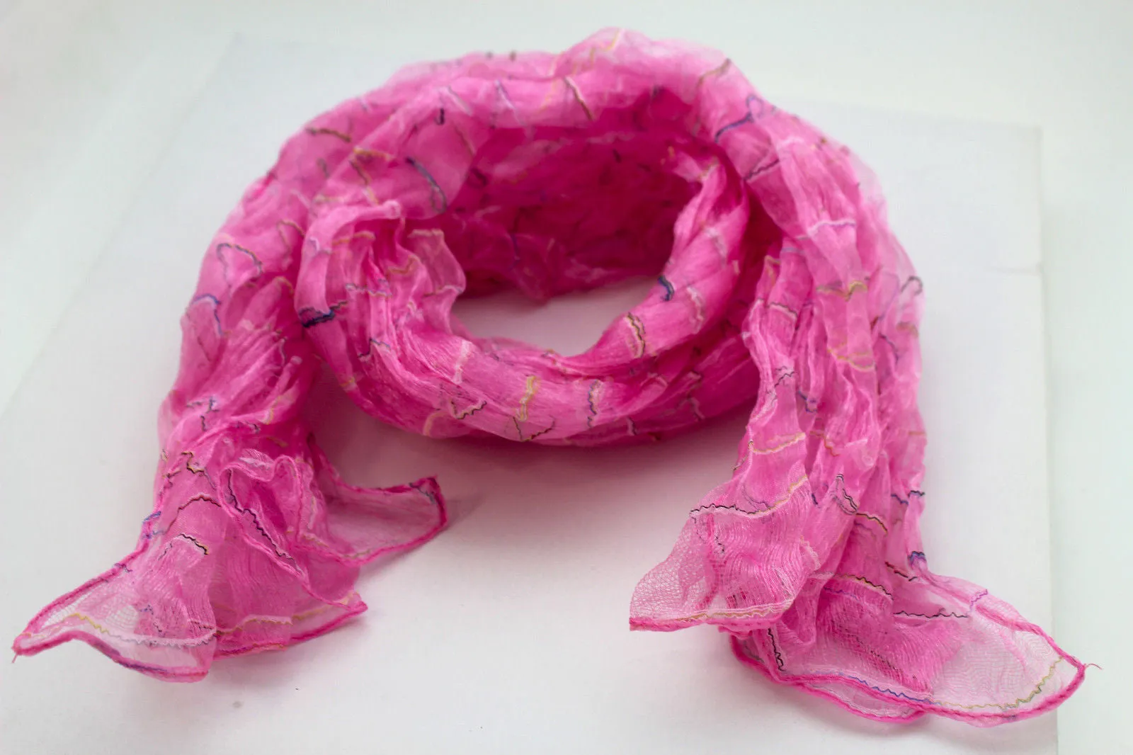 Sheer Long Scarf