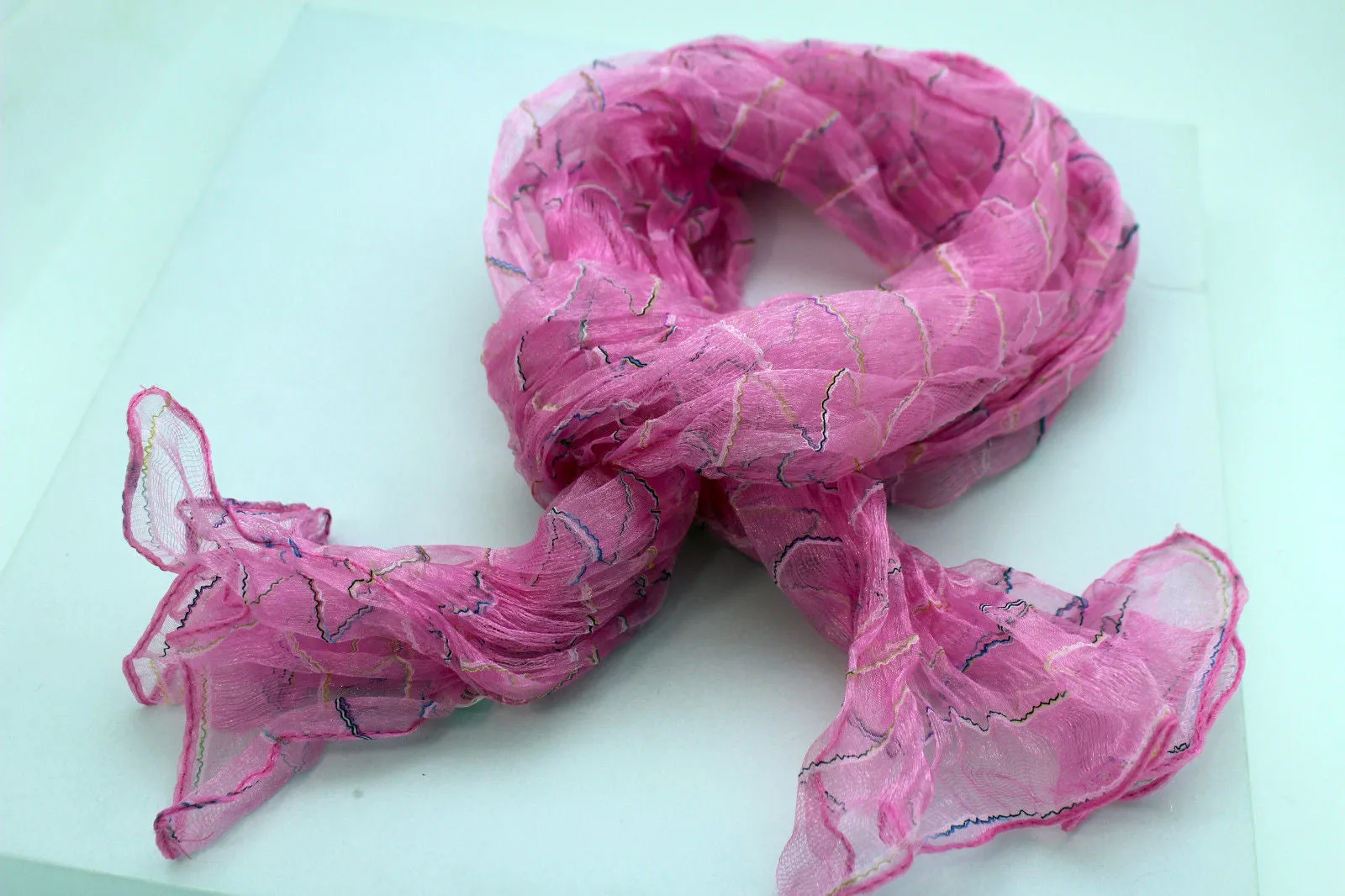 Sheer Long Scarf