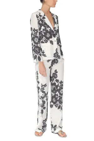 Silk Embroidered Pants