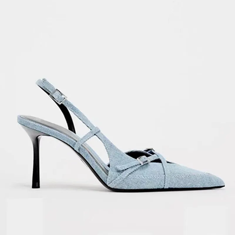 Slingback Pointed Toe Pumps