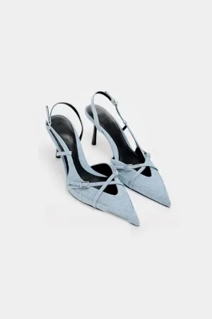 Slingback Pointed Toe Pumps