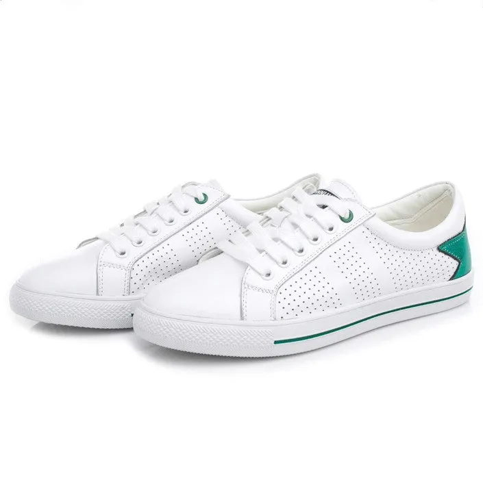 Small Size Breathable Leather Sneakers SS389
