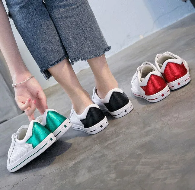 Small Size Breathable Leather Sneakers SS389