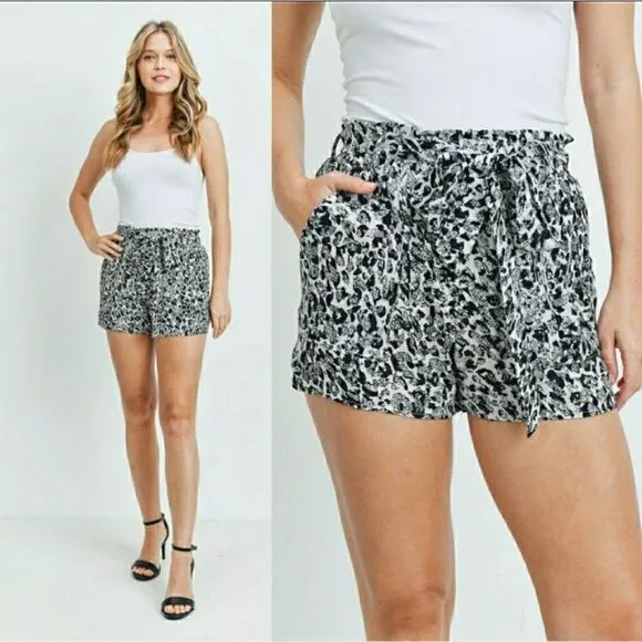 Snow Leopard Shorts
