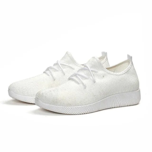 Solid Breathable Sneakers