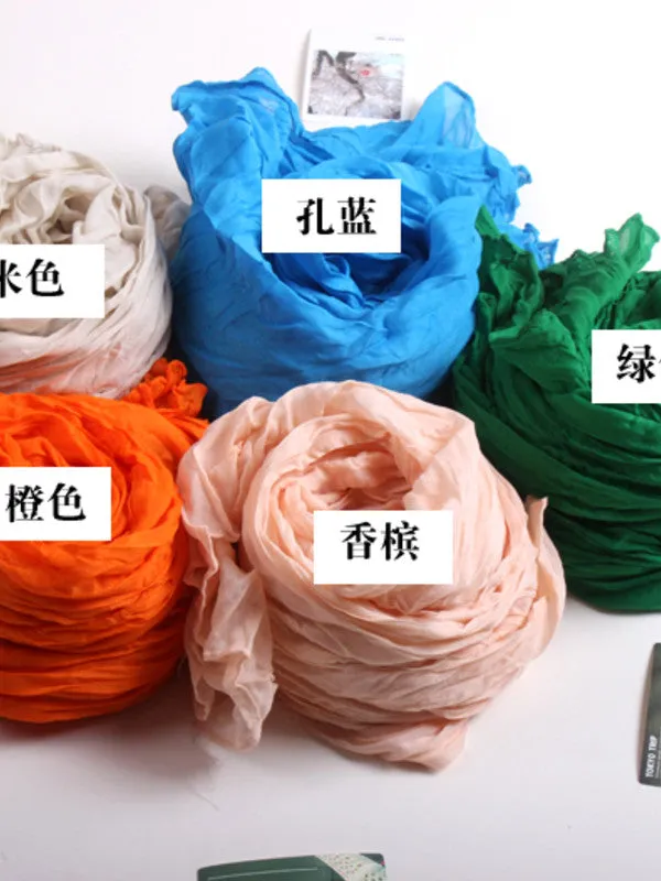 solid color scarf