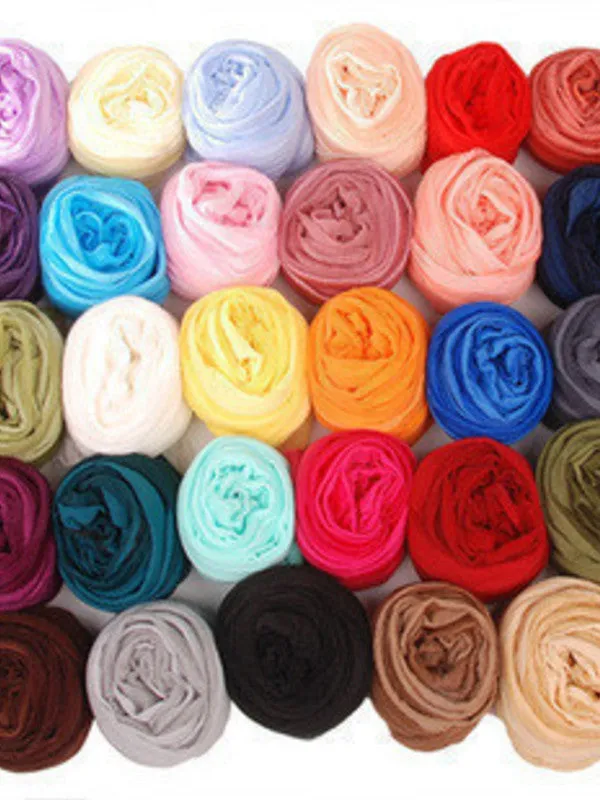 solid color scarf