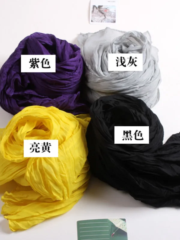 solid color scarf