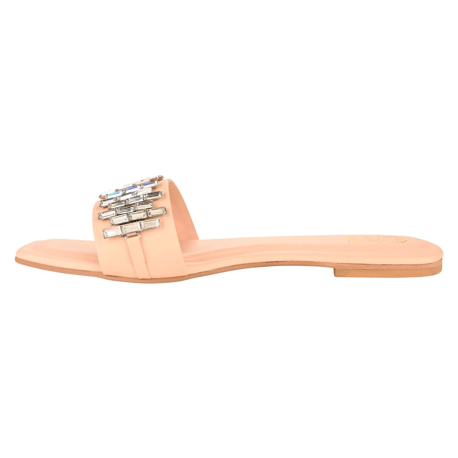 Sparkle in Peach Flats