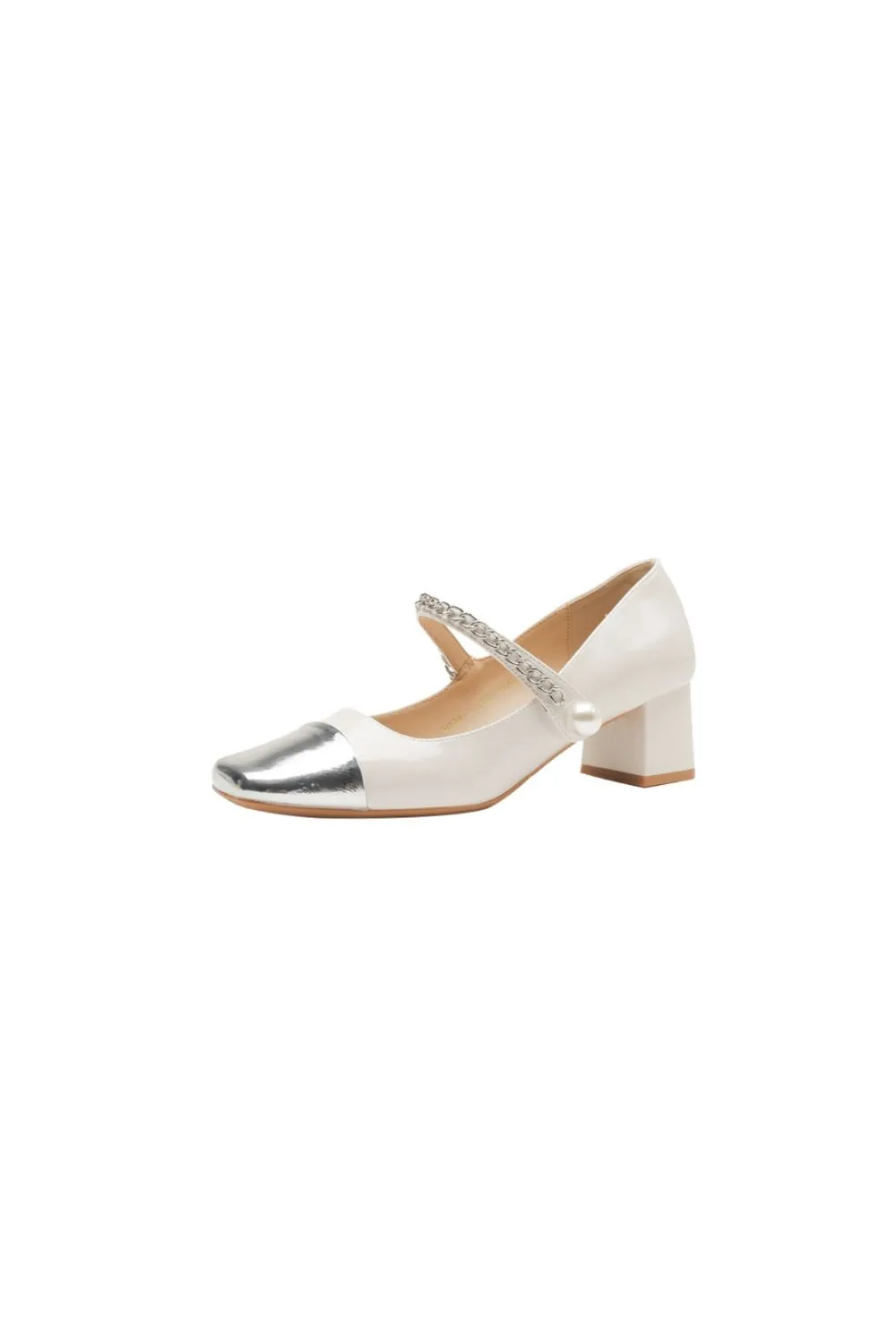 Square Toe Block Heels Pumps