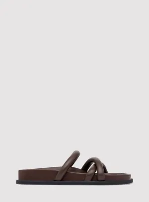 ST. AGNI | Soft Cross Strap Slide