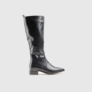 Statement Long Boots Black Car039