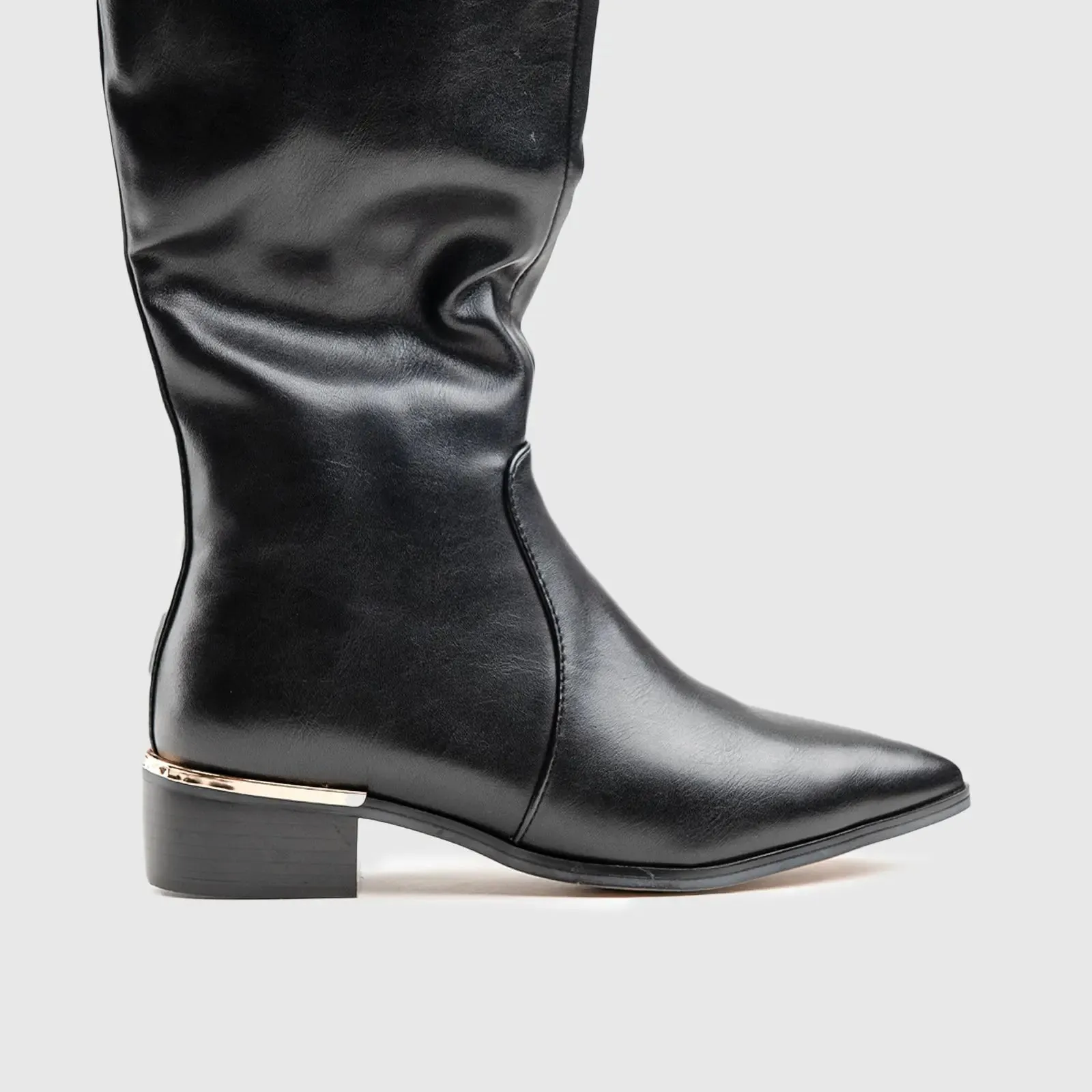 Statement Long Boots Black Car039