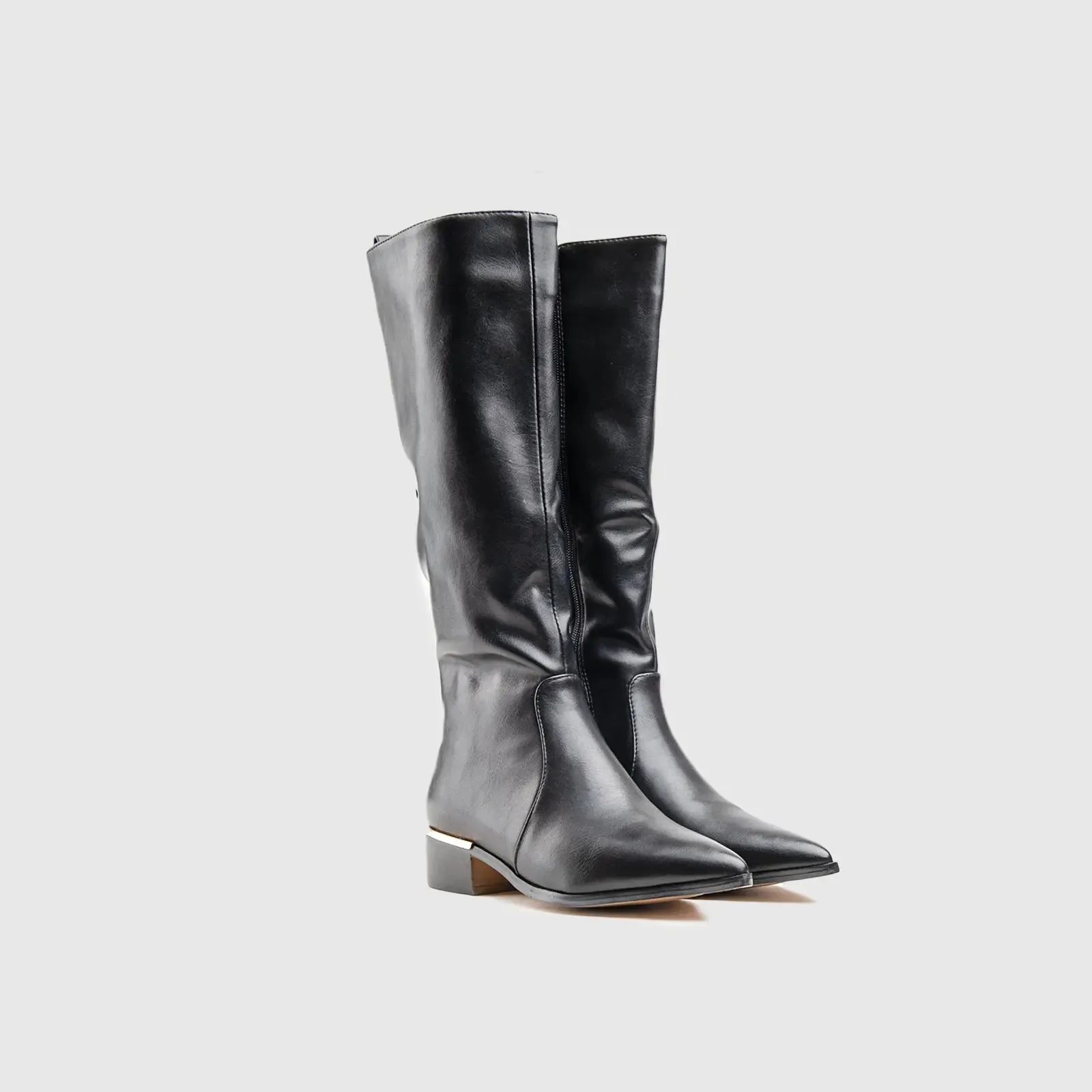 Statement Long Boots Black Car039