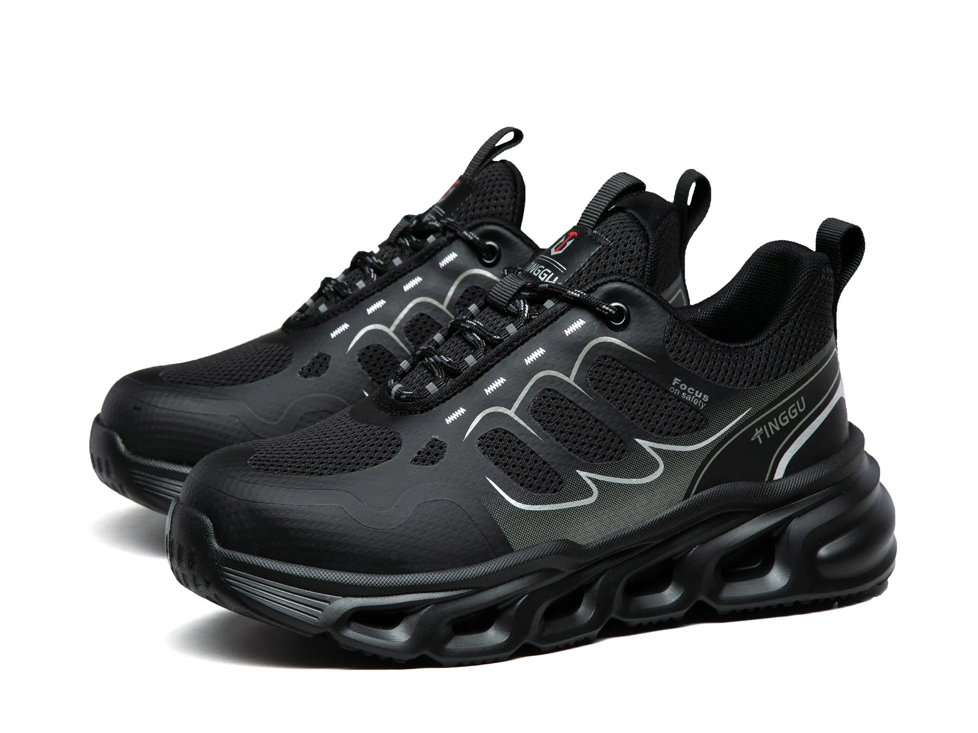 Steel Toe Shoes for Men Lightweight Breathable Non Slip Work Safety Shoes Indestructible Sneakers