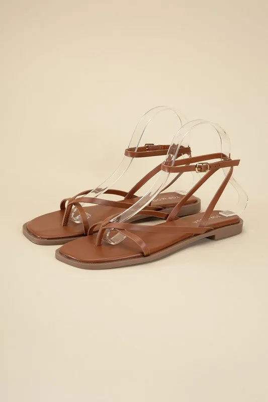 Strappy Flat Sandals