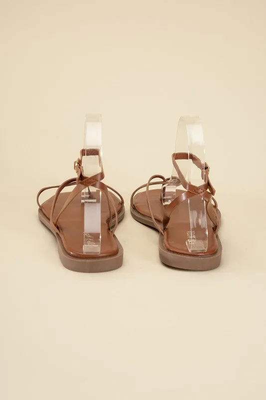 Strappy Flat Sandals