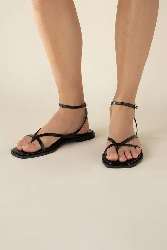 Strappy Flat Sandals