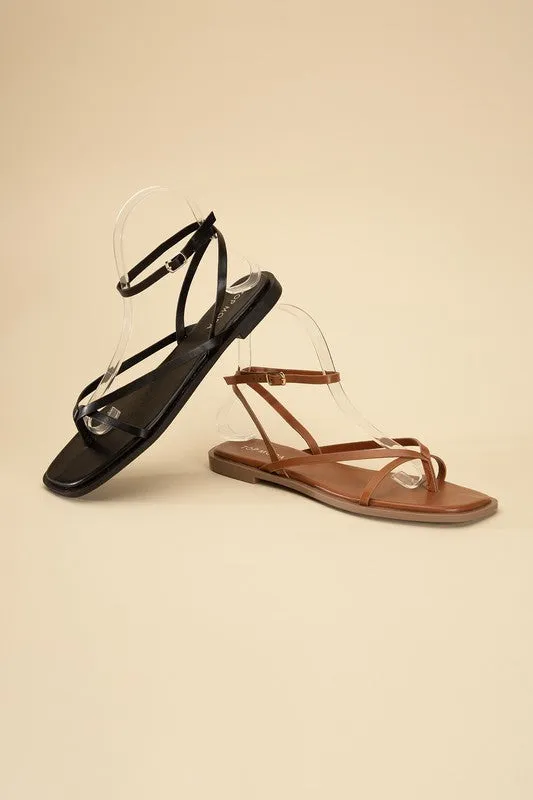 Strappy Flat Sandals
