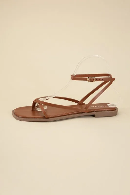 Strappy Flat Sandals