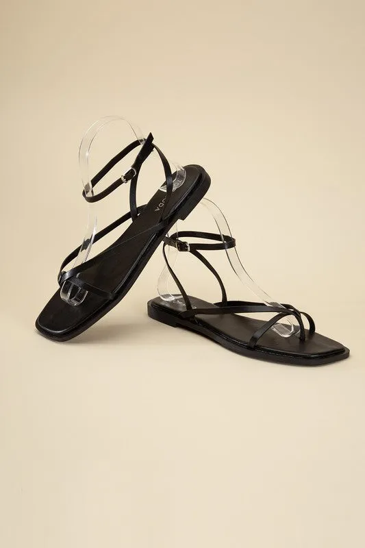 Strappy Flat Sandals