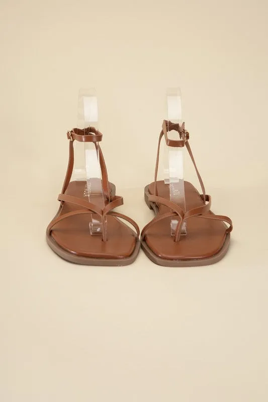 Strappy Flat Sandals