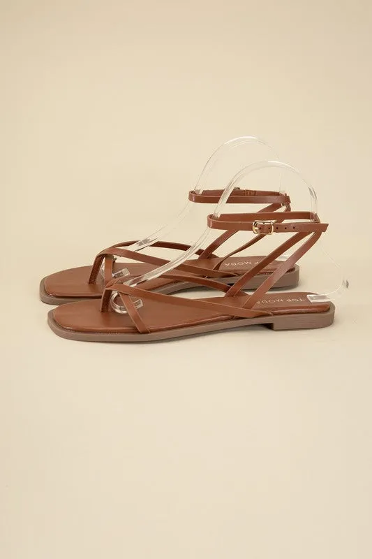 Strappy Flat Sandals
