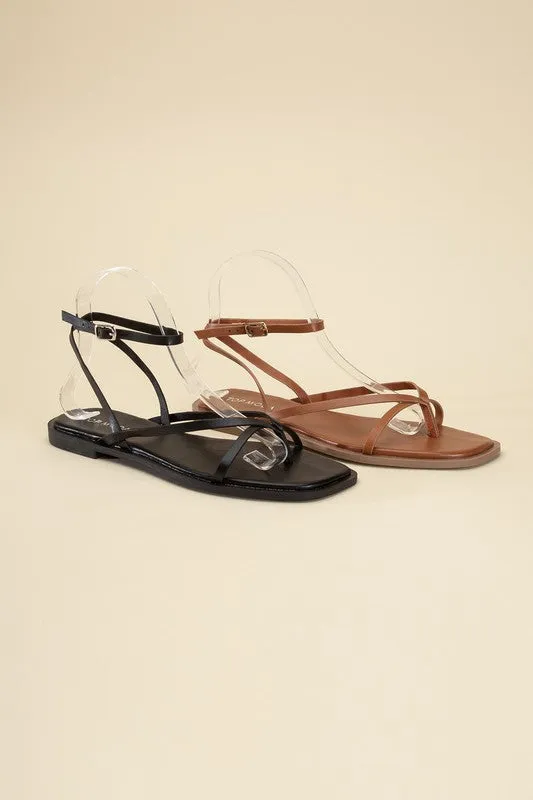 Strappy Flat Sandals