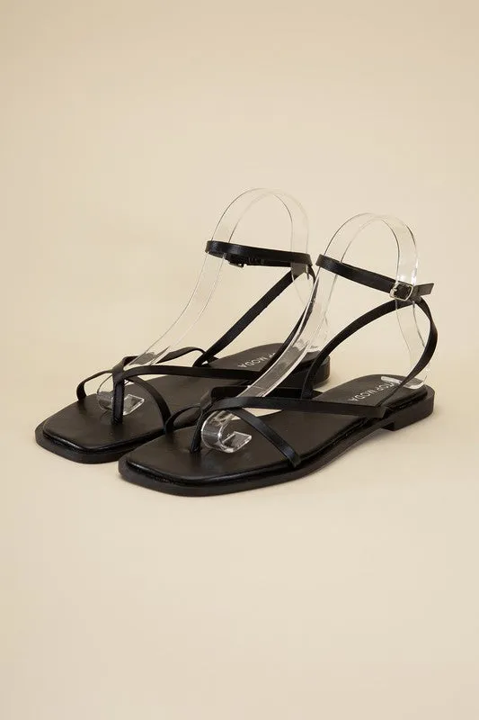 Strappy Flat Sandals