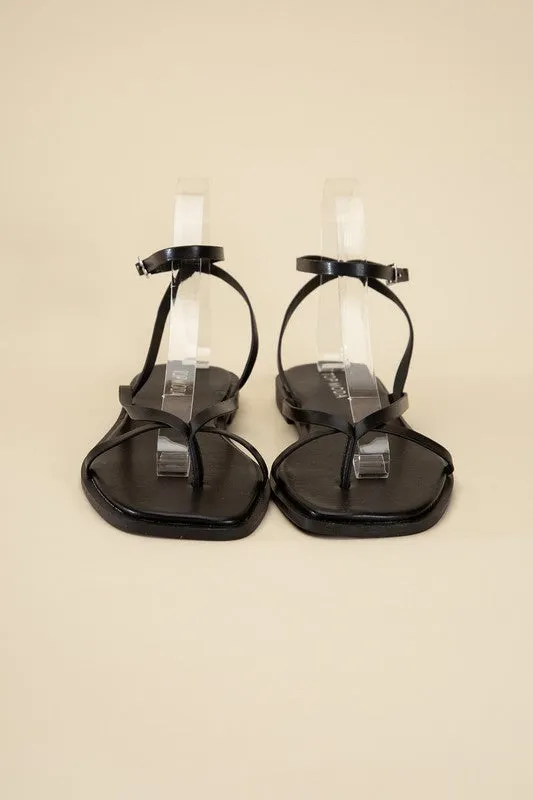 Strappy Flat Sandals