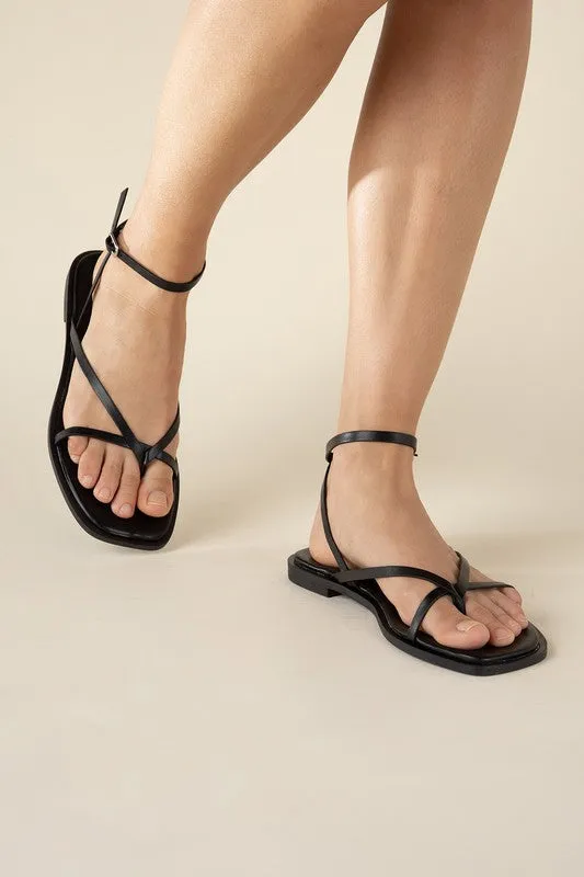 Strappy Flat Sandals